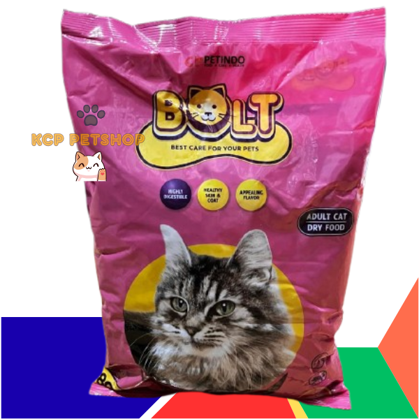 Bolt Salmon Cat Food Kibble Round